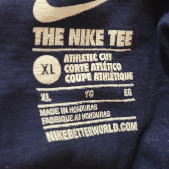 Nike Navy Blue Sports T-Shirt with Number 88 - Picture 2 of 4